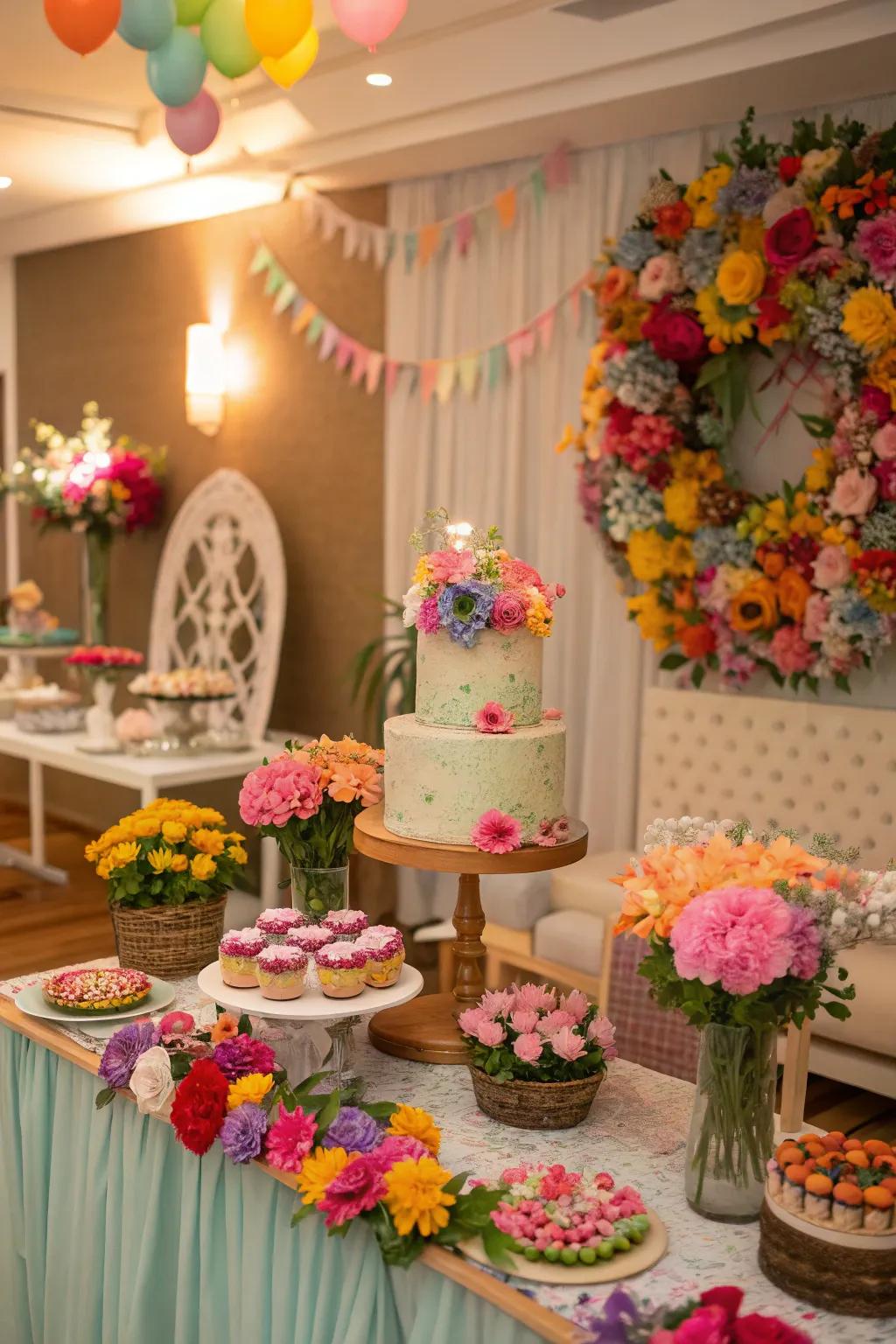 Celebrate your special day with a blooming birthday bash full of floral delights.