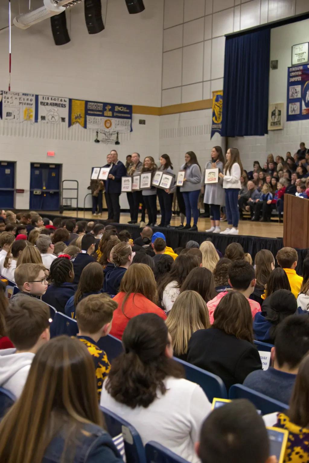 Assemblies offer public appreciation for attendance achievements.