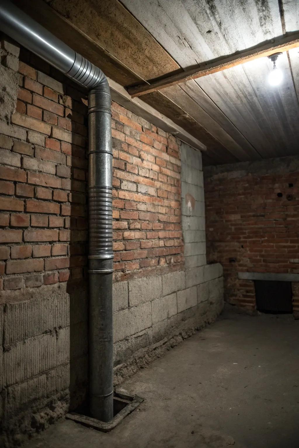 Ventilation chimneys offer a unique solution for natural air circulation in basements.