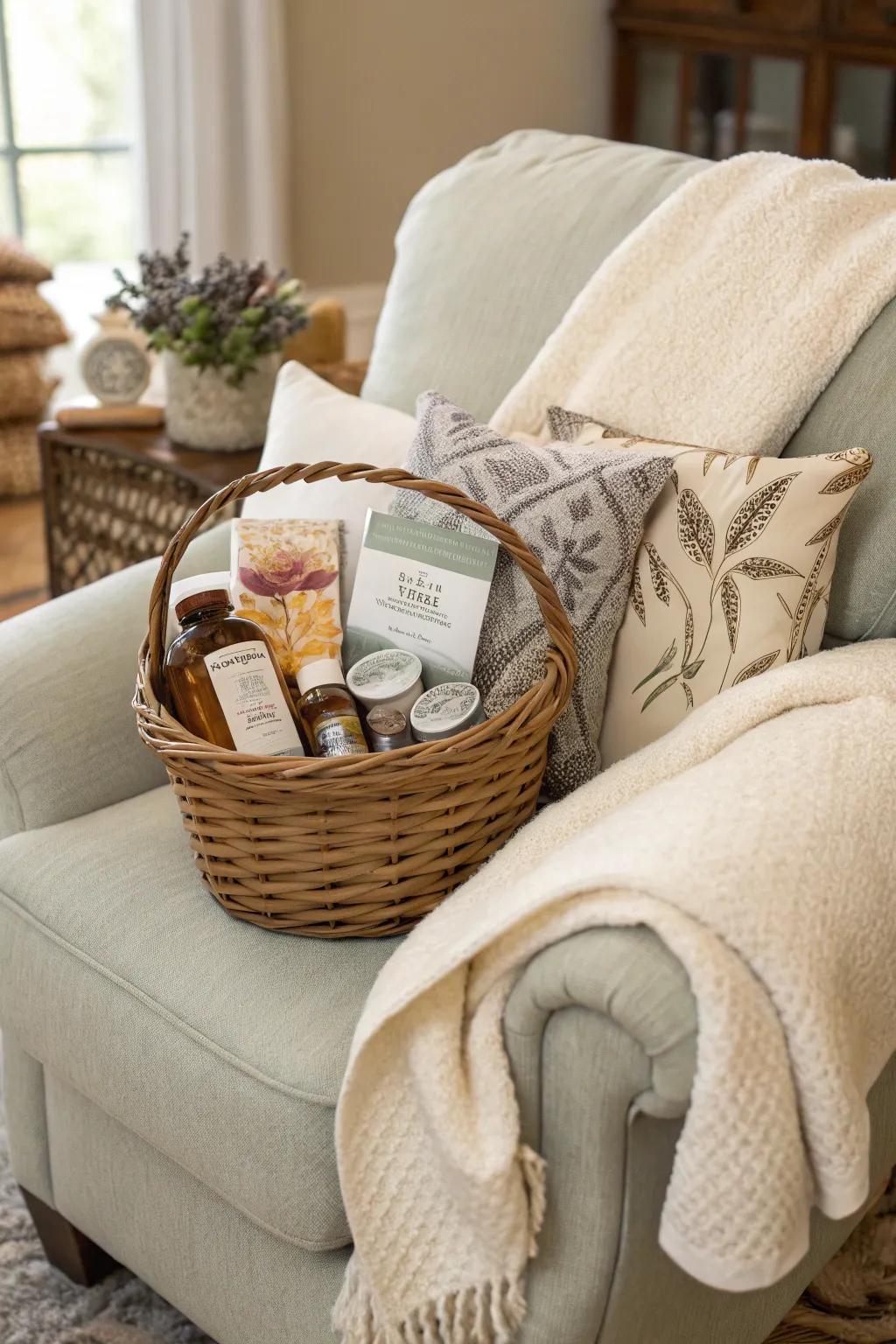 Unwind and rest through this calming getaway assortment.