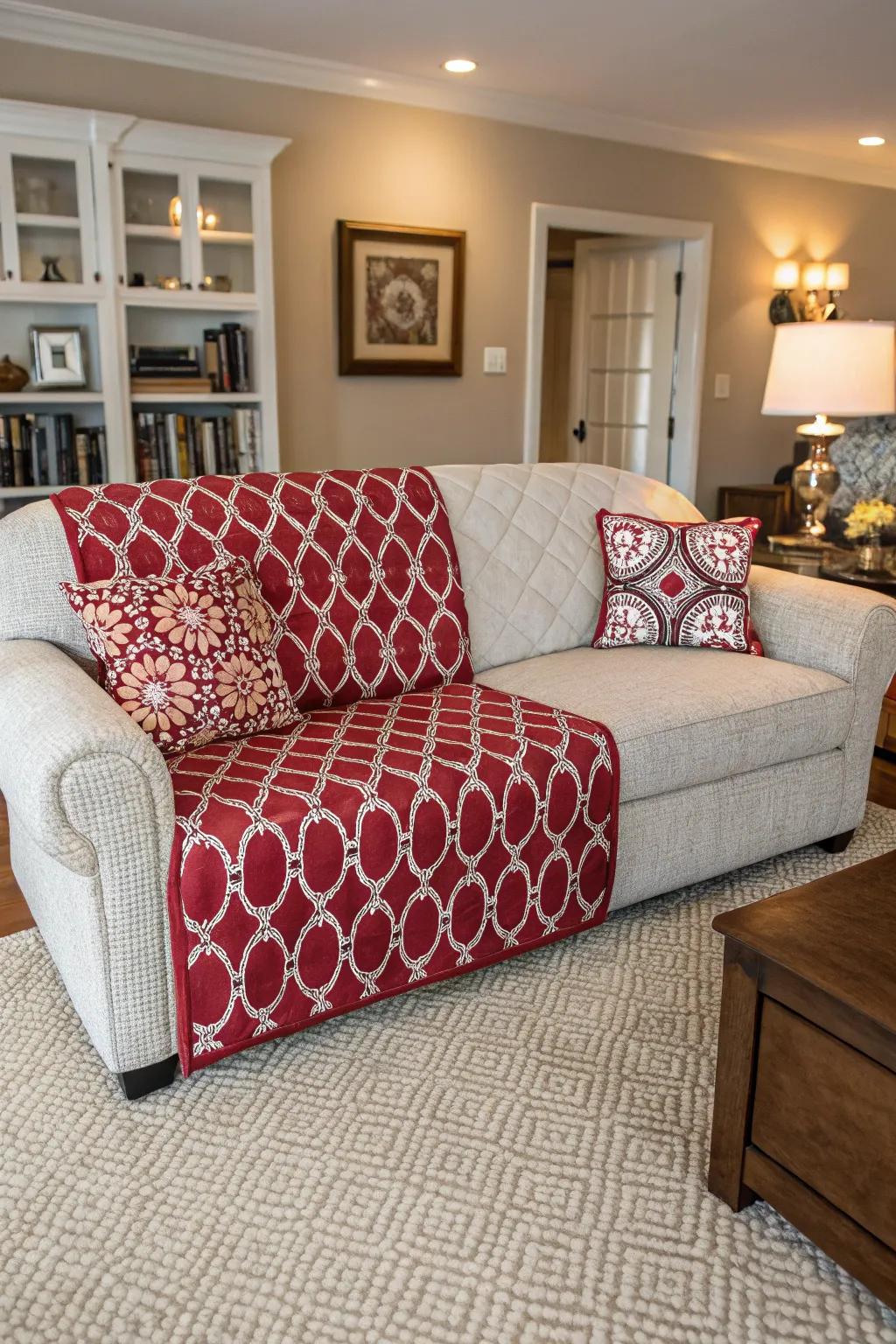 Reversible covers offer versatile style options for your couch.