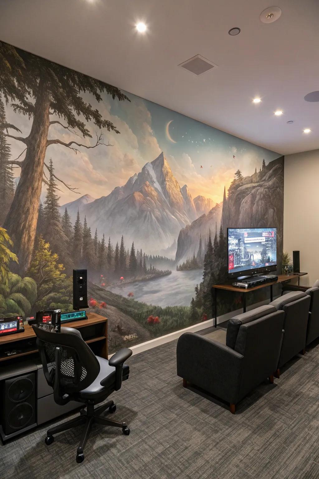 DIY decor adds a personal and creative touch to your gaming room.