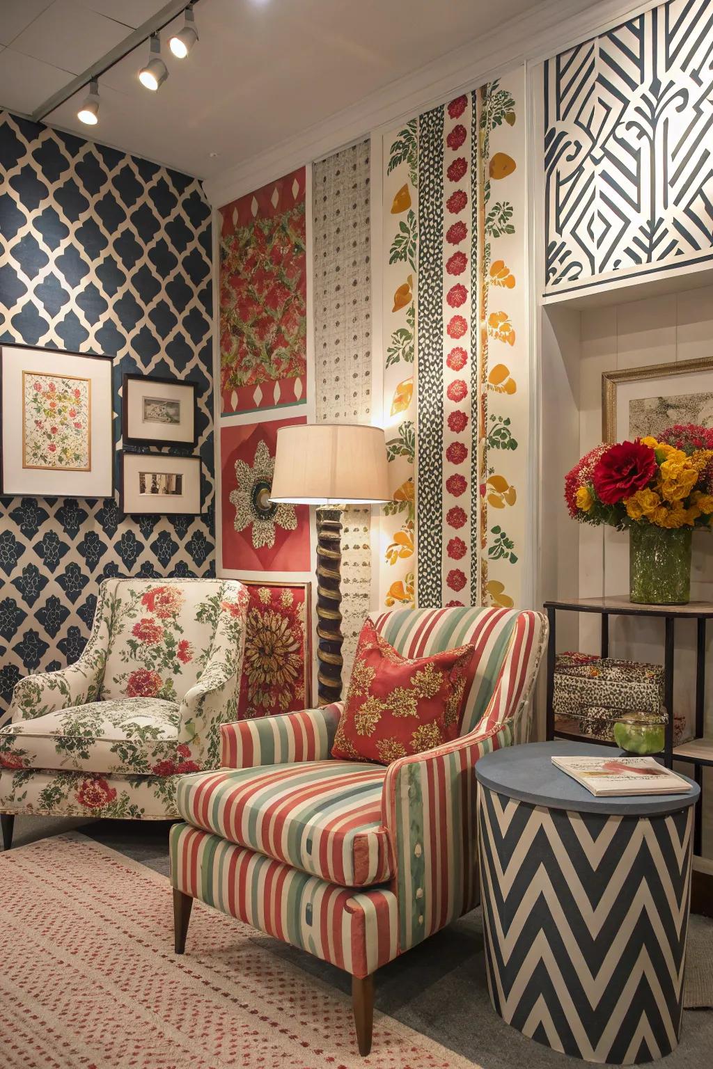 A room showcasing a blend of designs