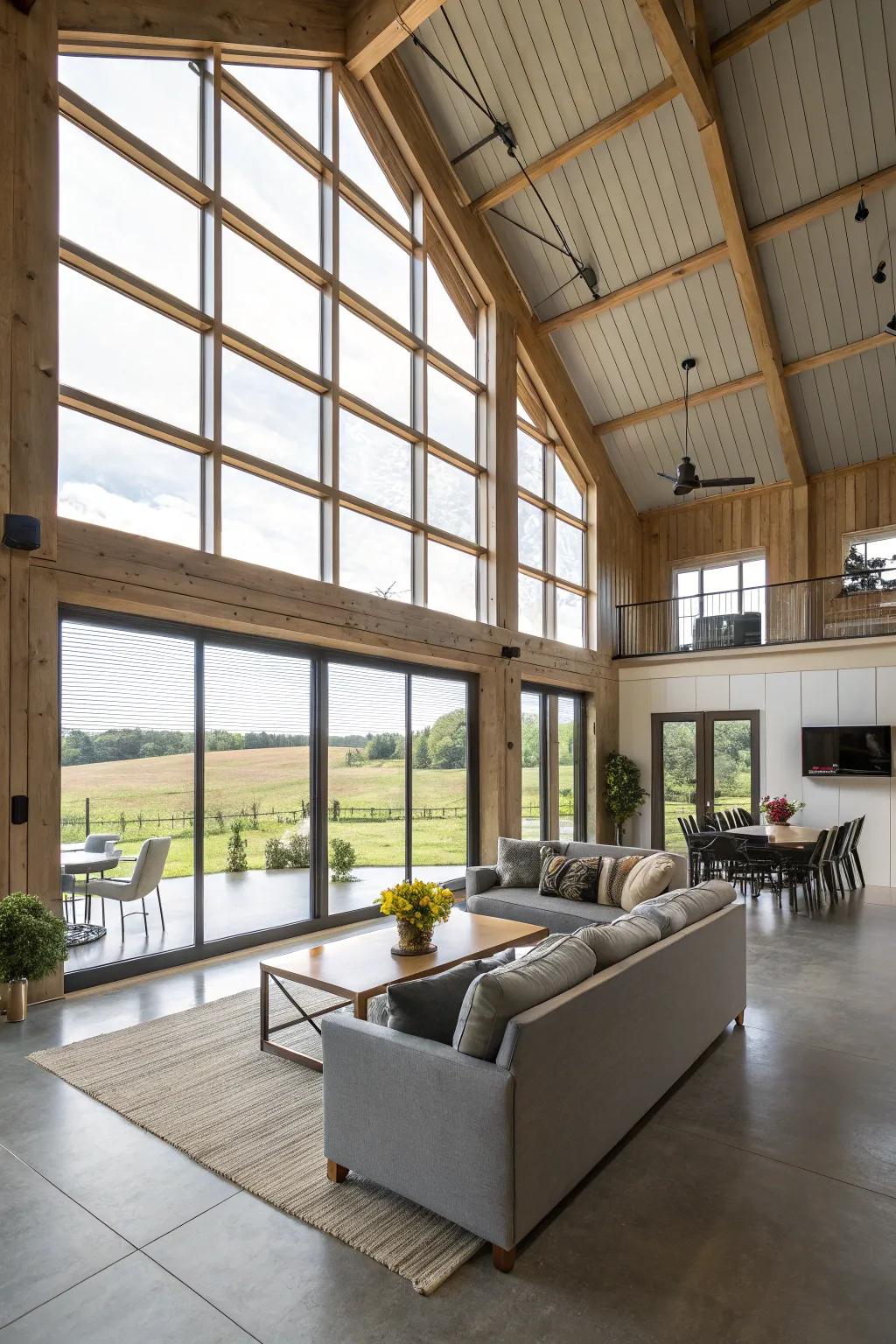 Experience the freedom of open-plan living in your pole barn.