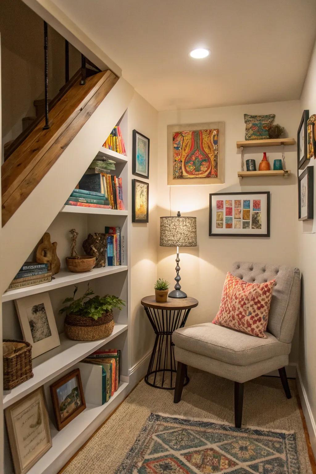 A personalized reading nook that reflects your style.