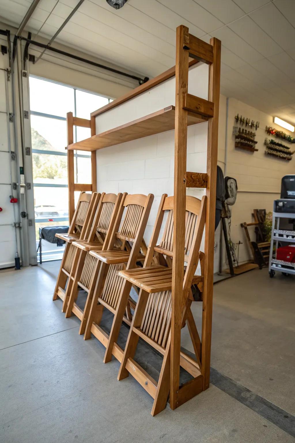 Craft a custom rack for a personalized storage solution.