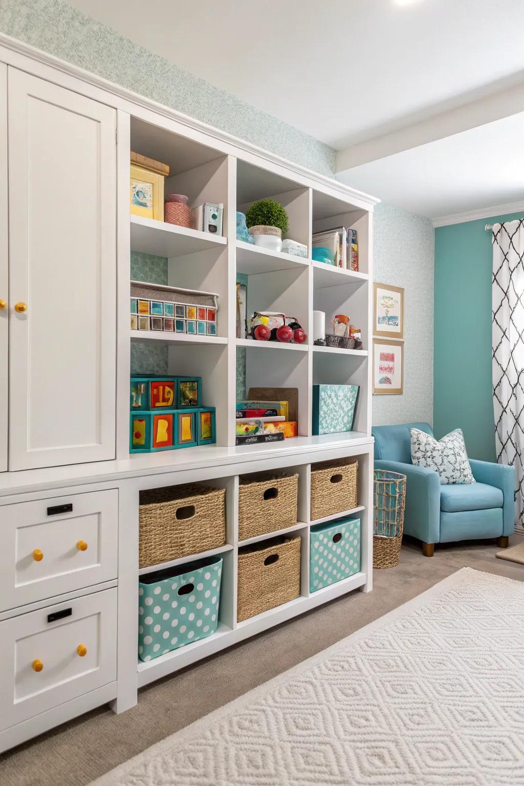 Customized storage solutions blend seamlessly with your decor.