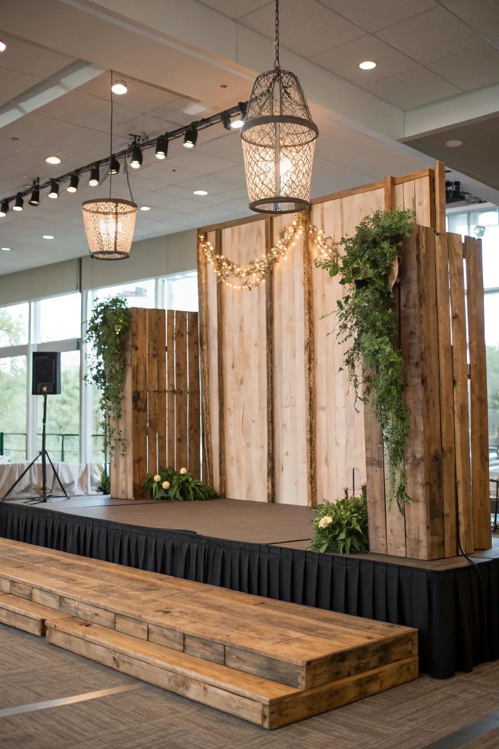 Eco-conscious arrangement melds sustainability with style.