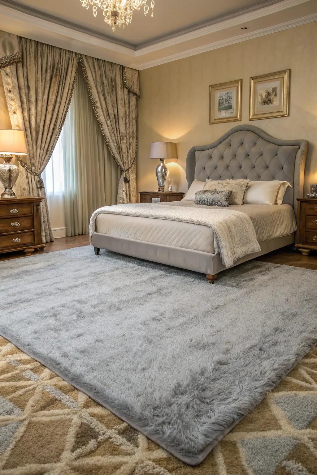 Plush rugs offer unmatched comfort.