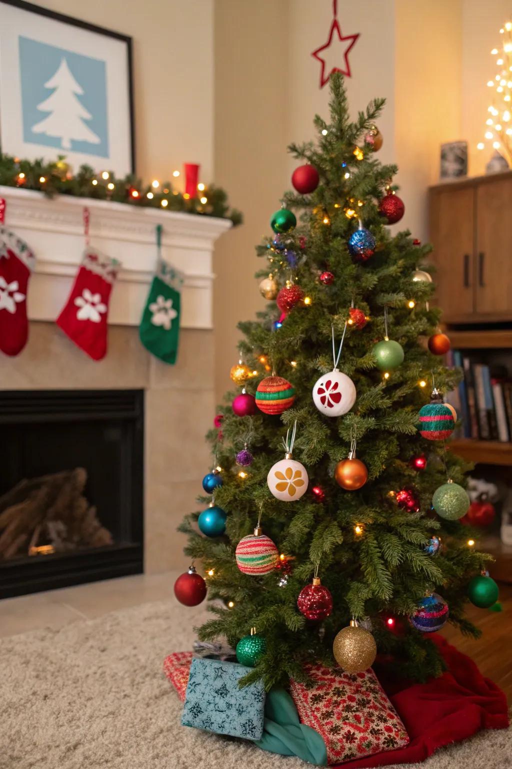 Pet-safe ornaments ensuring a stress-free holiday.