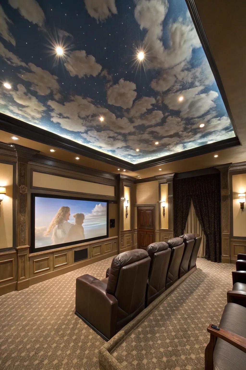 Redesign your ceiling through visual deceptions.