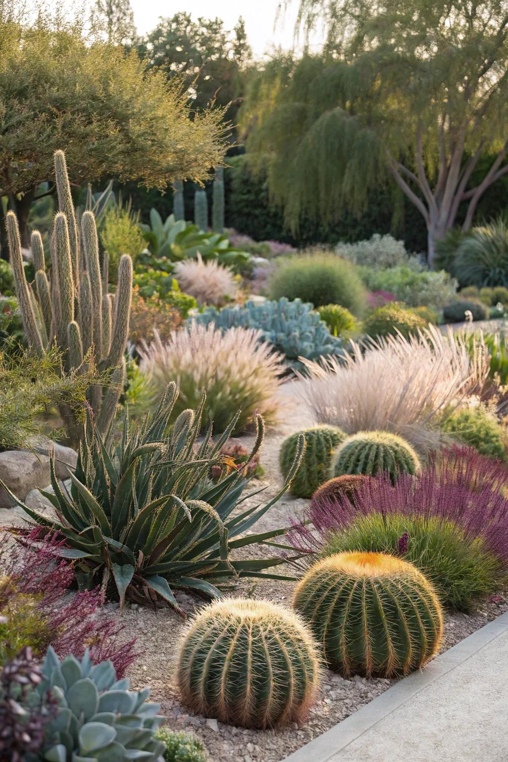 Drought-resistant plants offer beauty and sustainability.