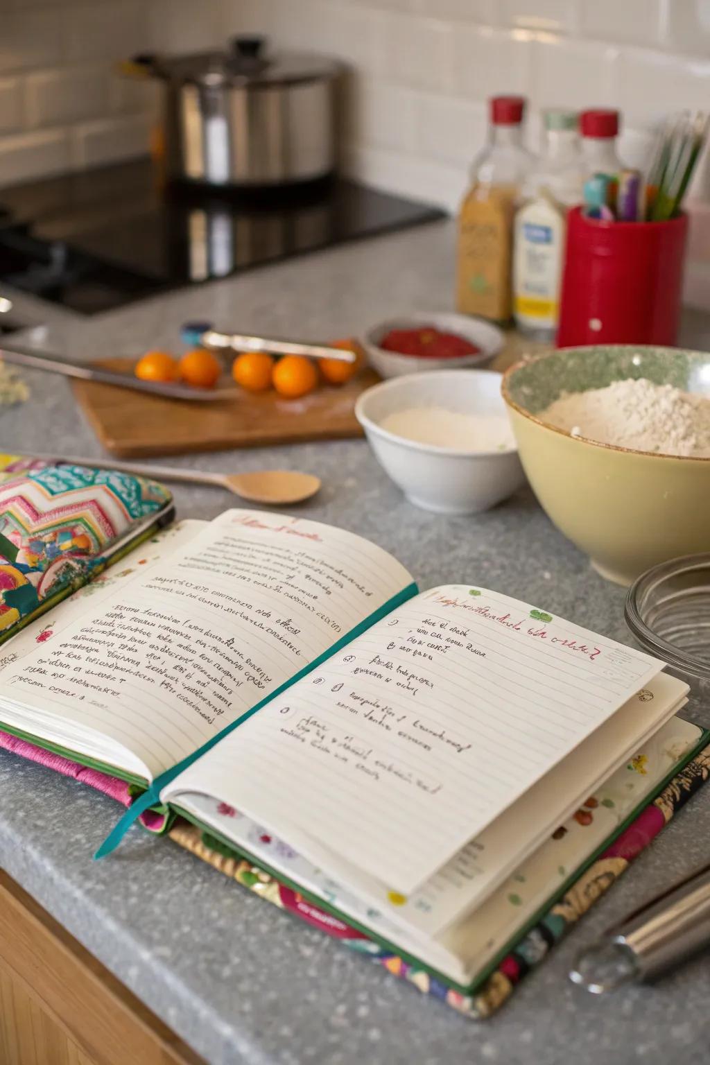 A bespoke cookbook preserving cherished culinary traditions.