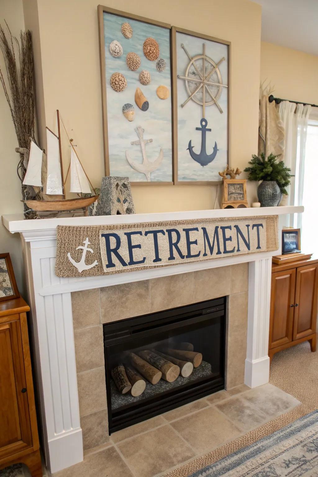 Nautical signs bring the sea to your decor.