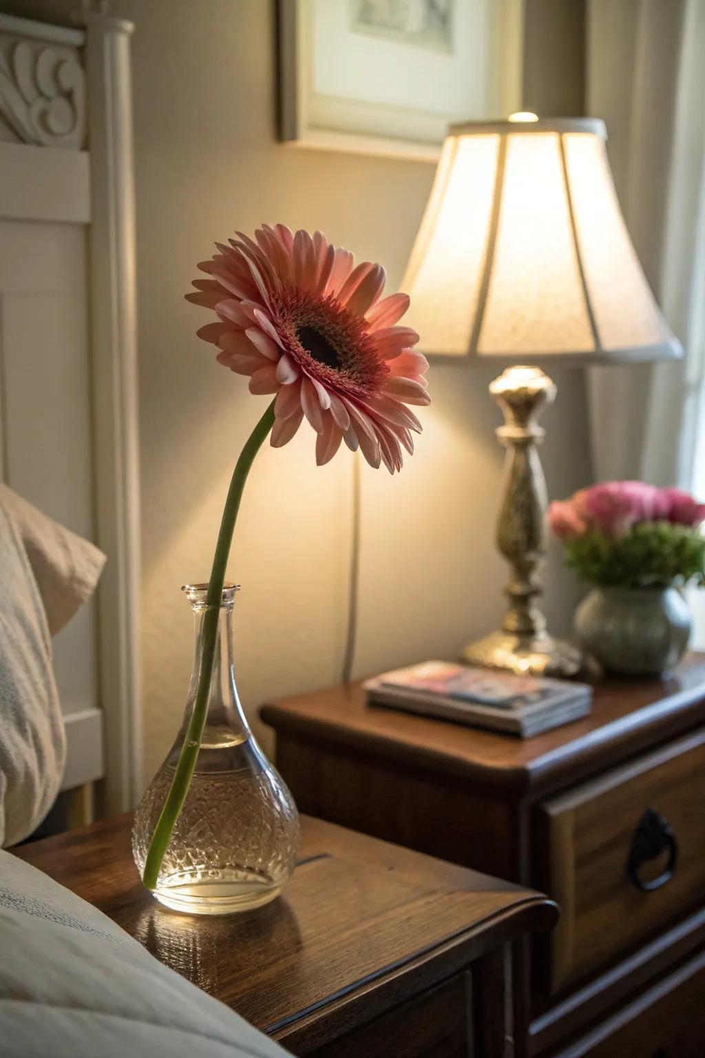 A single bloom can make a powerful statement in any room.