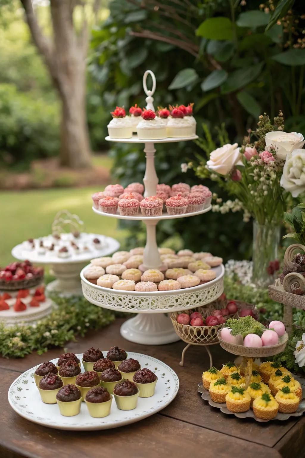 Delight your visitors with an irresistible display of sweet treats.