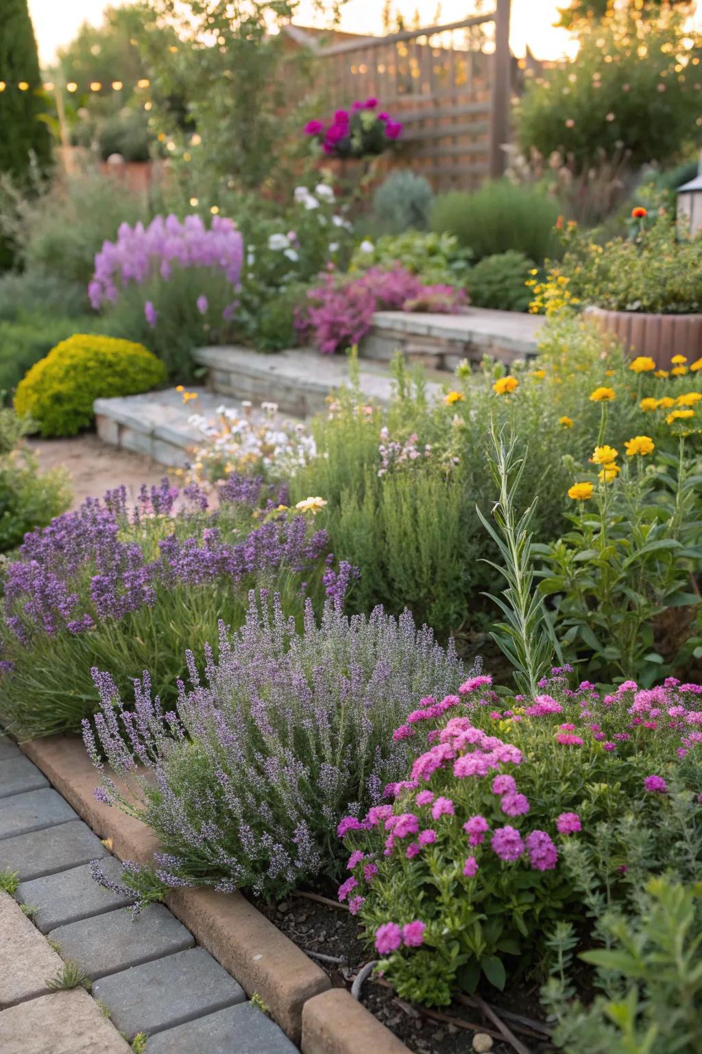 A sensory garden designed to delight all five senses.