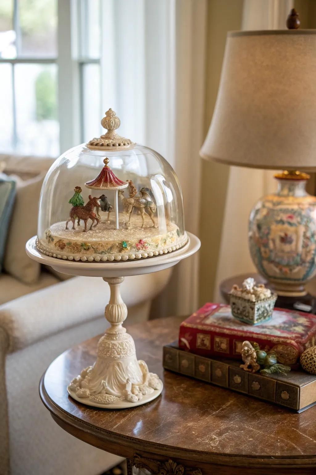 Emphasize your artistic pieces through a refined and protective display.