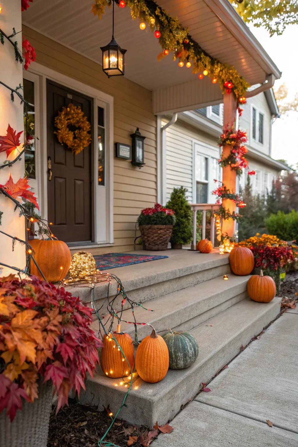 Seasonal decor keeps your porch fresh and engaging throughout the year.