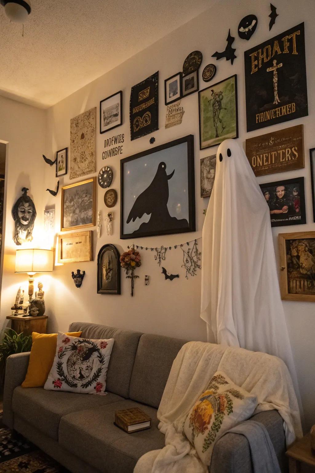 Phantom mural art imparts an ingenious and eerie flair to your domicile.