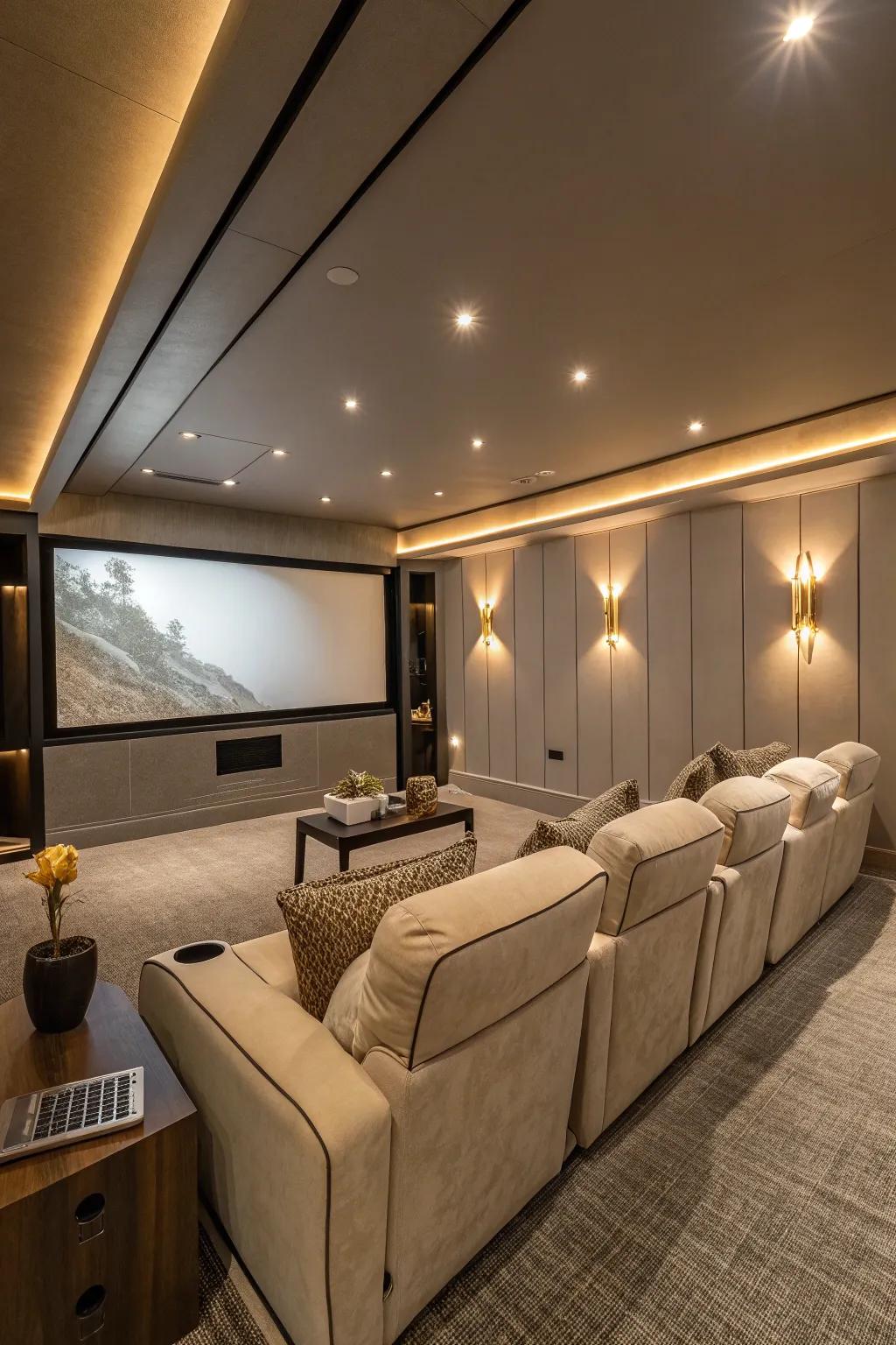 A cinematic experience in the comfort of your home.