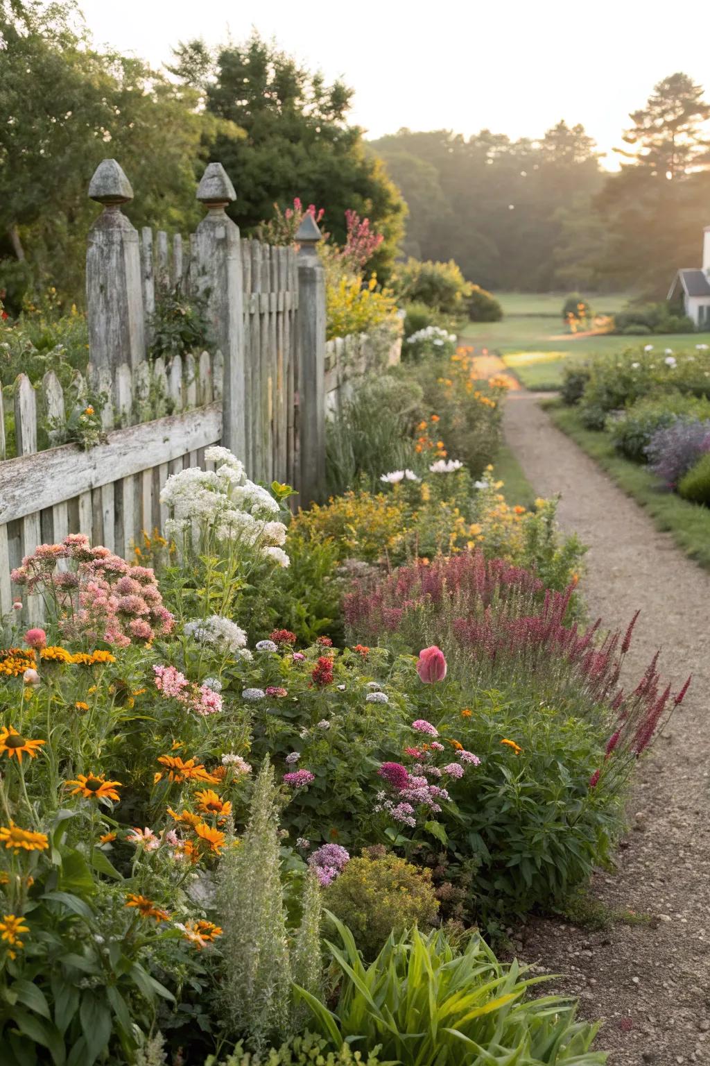 Heirloom plants bring vintage charm and nostalgia to gardens.