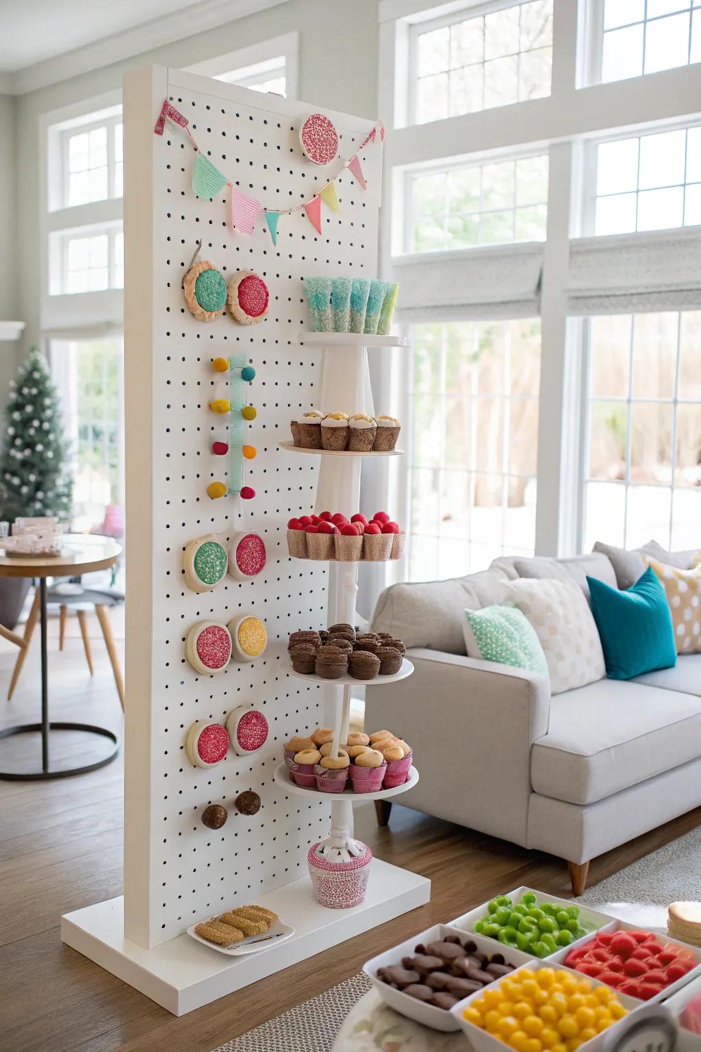 An interactive dessert wall that captures attention.