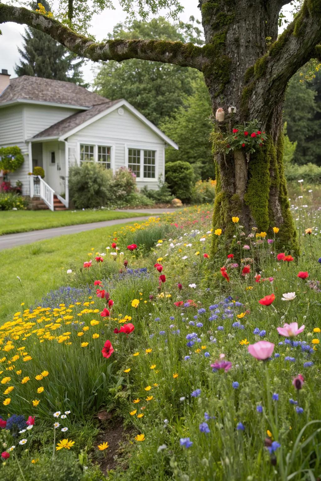 A wildflower meadow adds vibrant color and attract pollinators to your landscape.