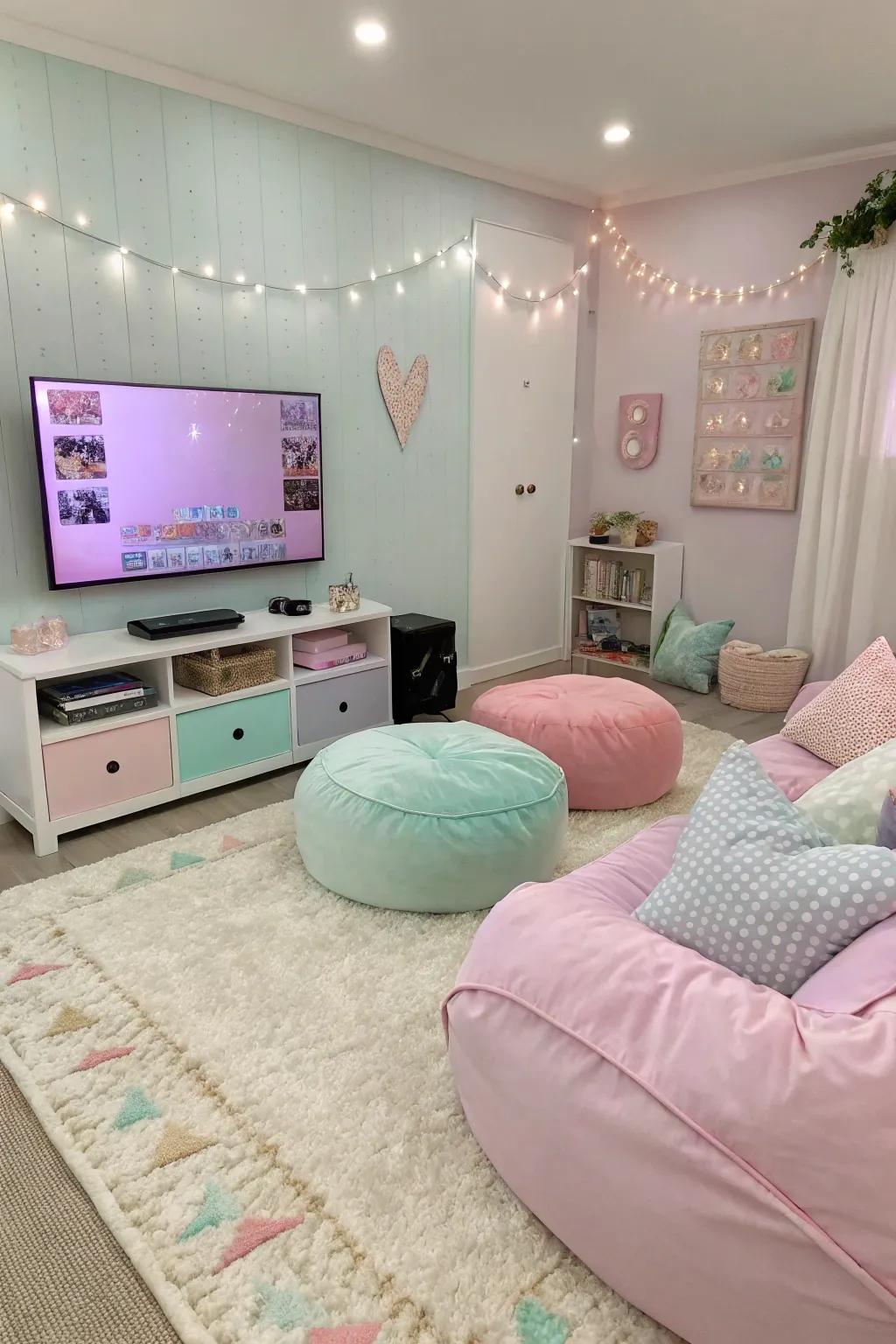 A girl gamer aesthetic brings softness and style to your gaming space.