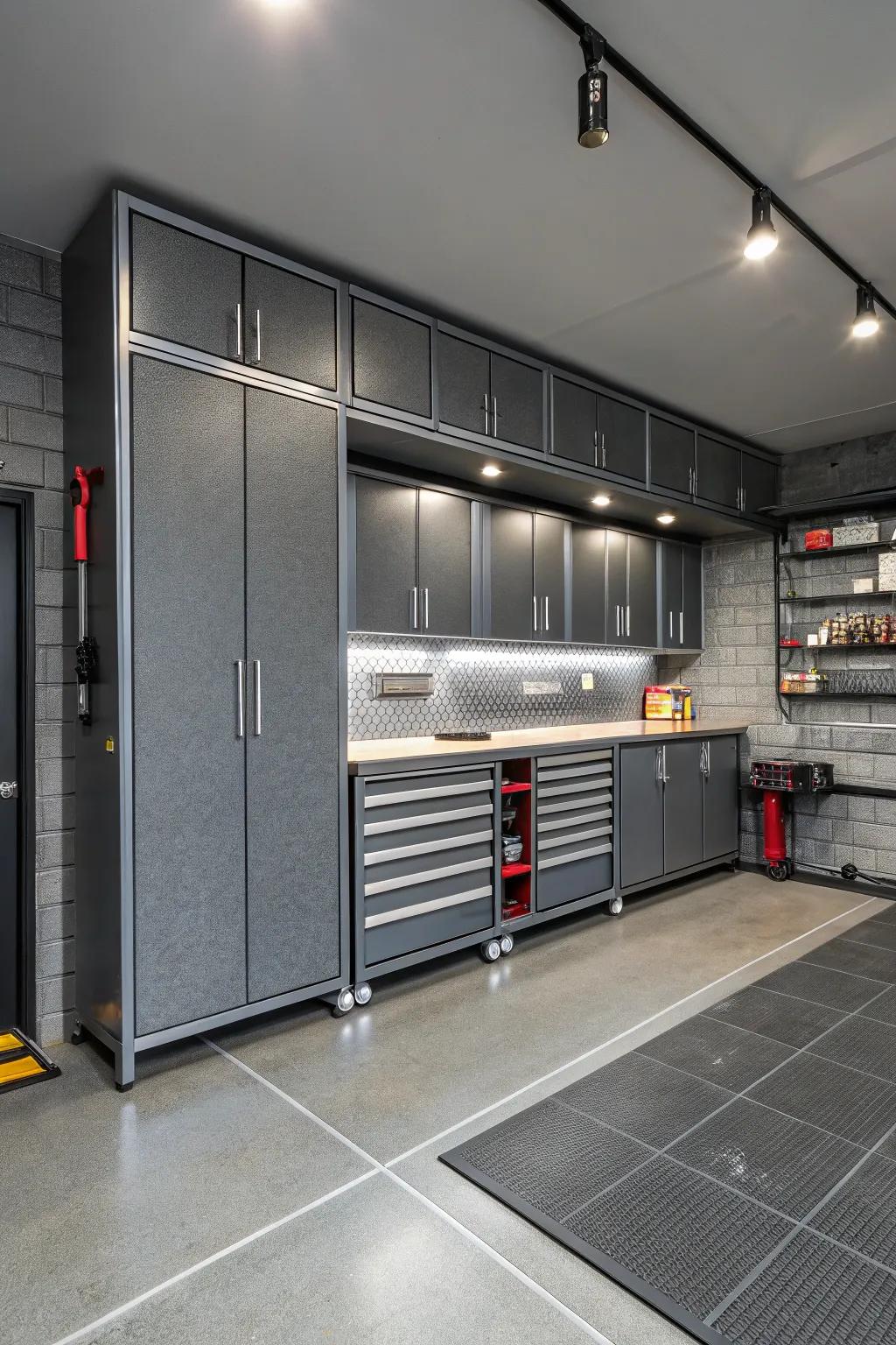 Slate gray introduces sophistication and contemporary charm.