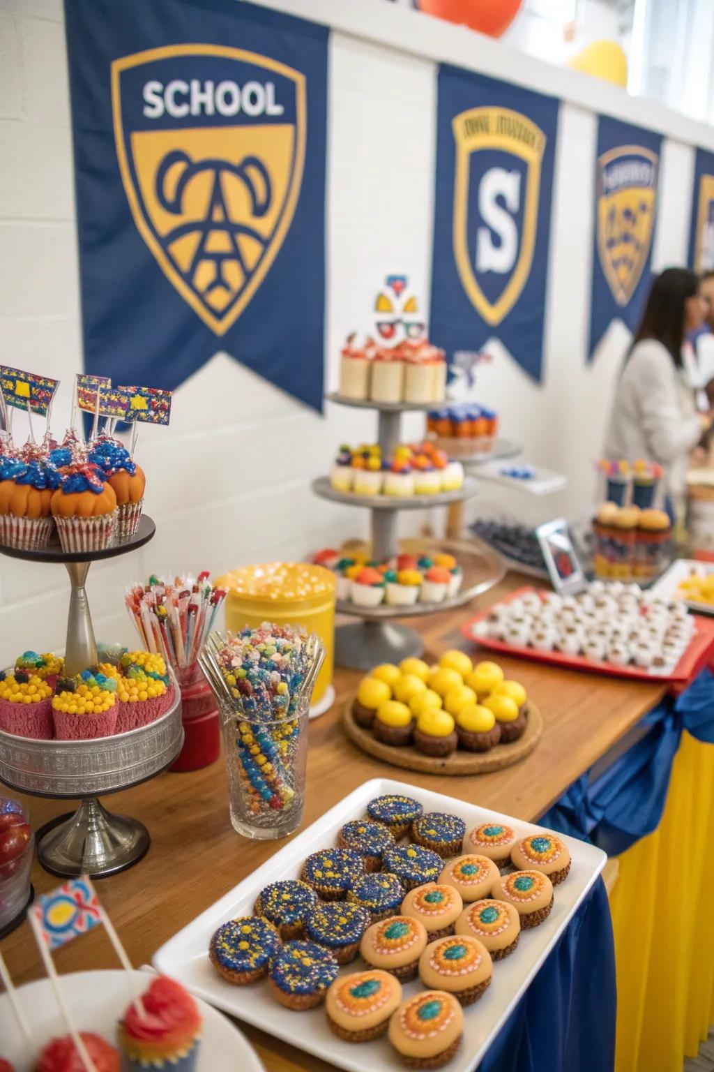 Sweet celebrations: A themed dessert station that delights the senses.