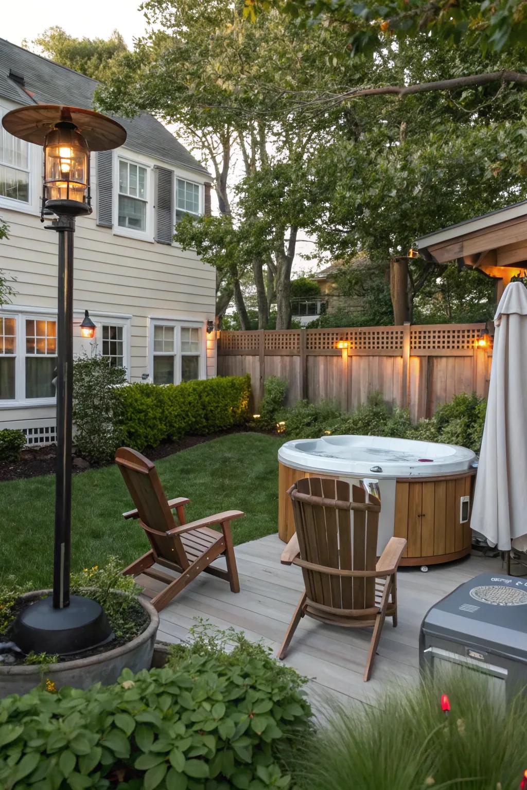 Year-round features ensure your backyard is always inviting.