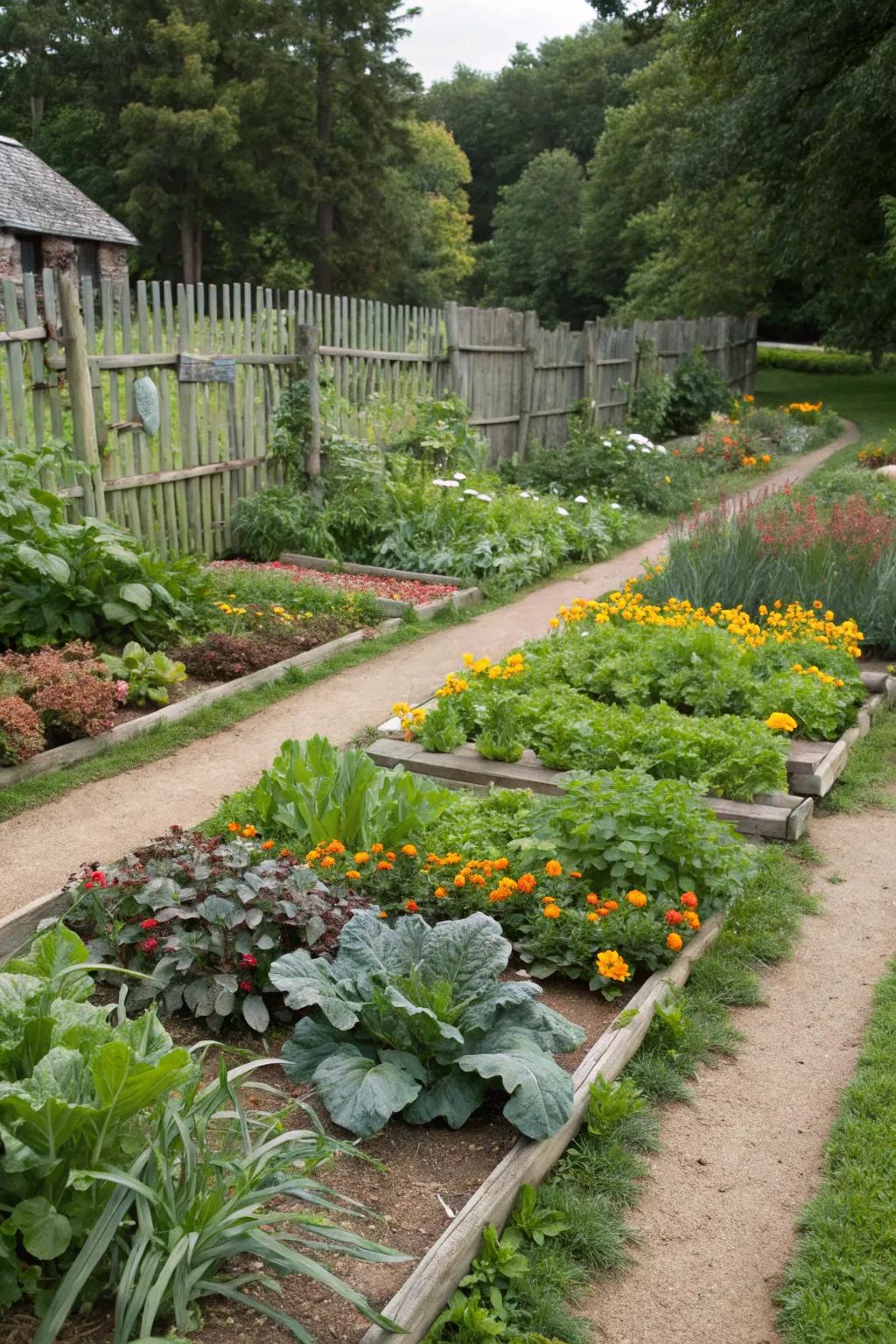 Edible landscaping merges beauty with functionality.