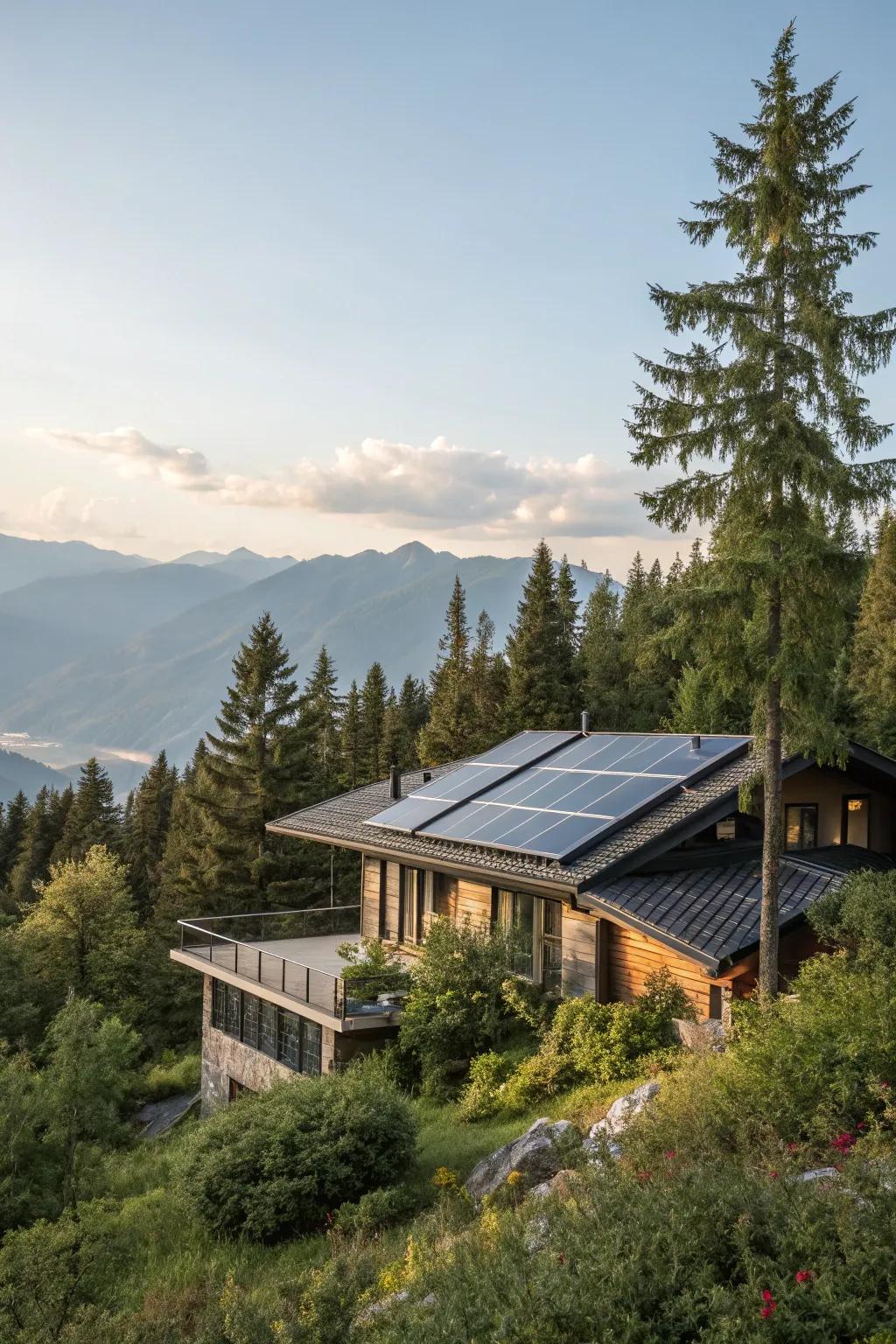 Energy-efficient design in harmony with nature.