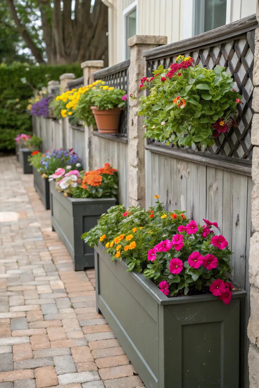 Frame your plants with stylish shadow box planters.