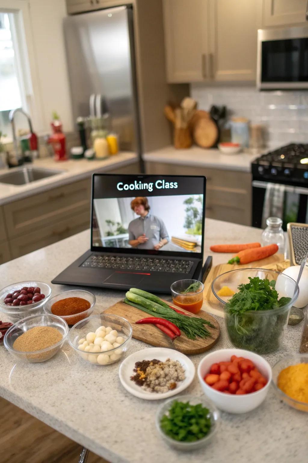 Cook up something new with a virtual class.