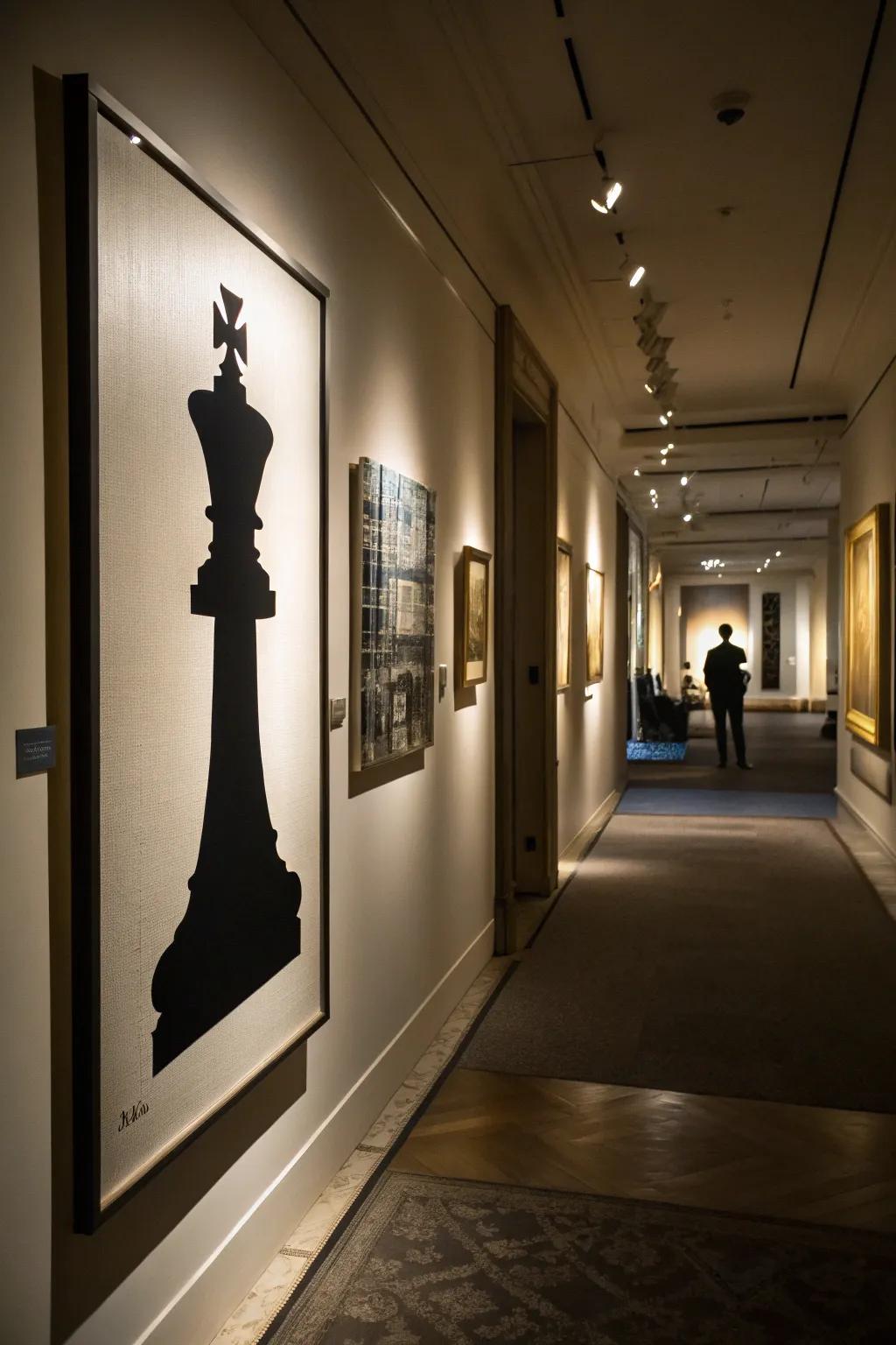 Silhouette artistry enhances dimension and mystery.