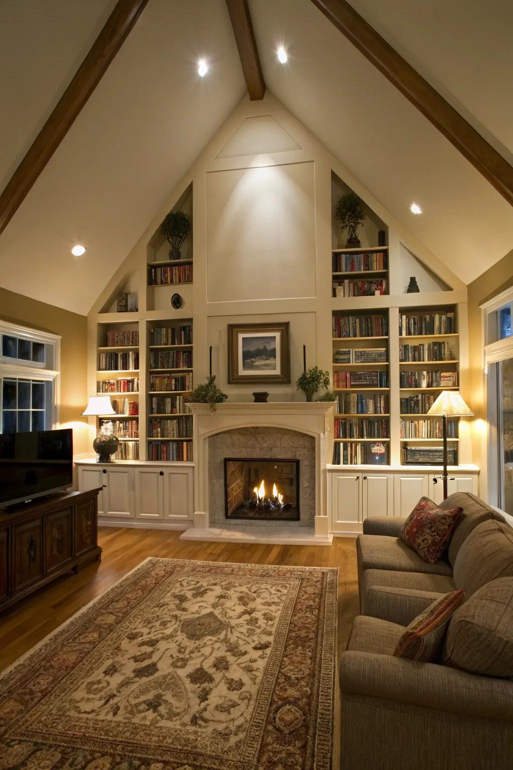 Transform your space into a cozy library nook.