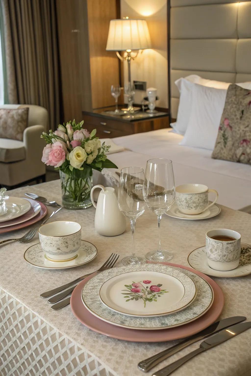 Elevate the festivity with a themed presentation.