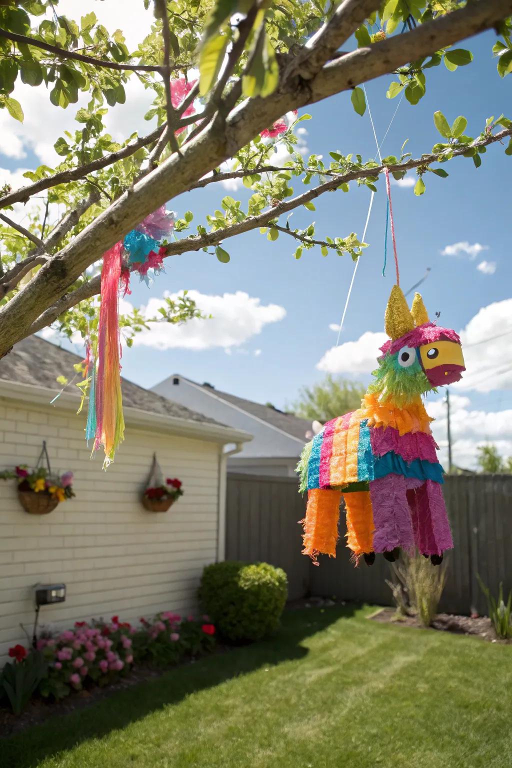 A bespoke piñata brings fun and laughter to your party.