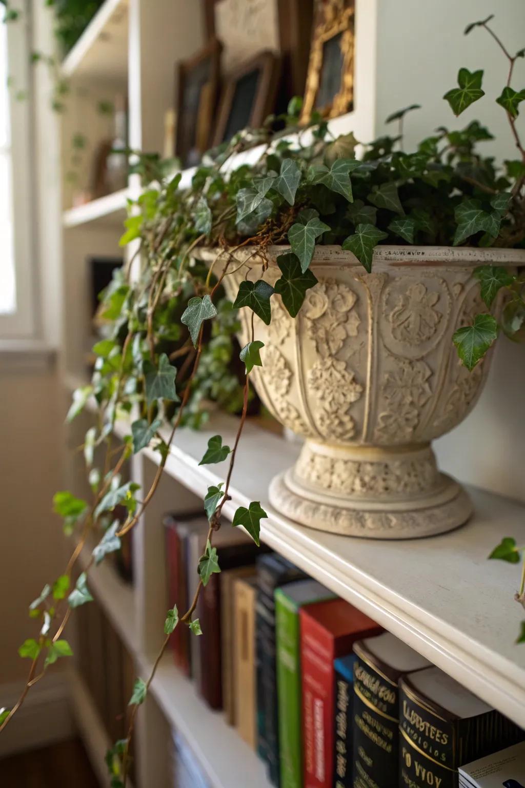 A timeless trailing ivy, infusing a mother's aesthetic with enduring verdant charm.