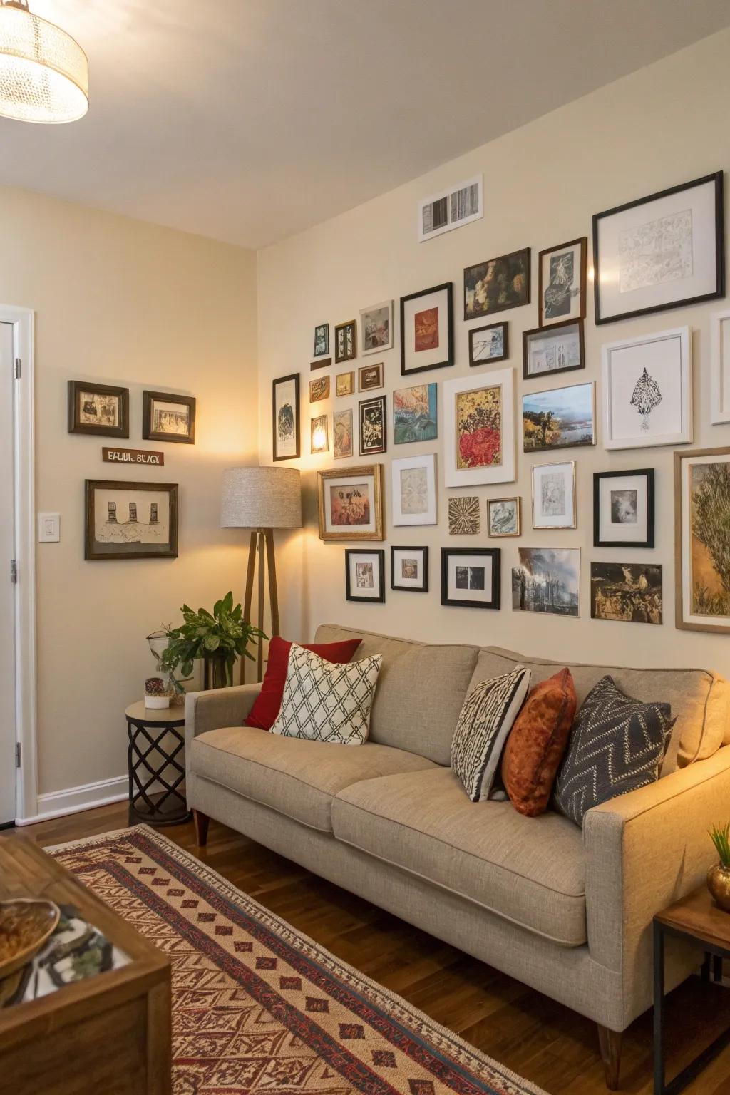 Tell your story with a personalized gallery wall.