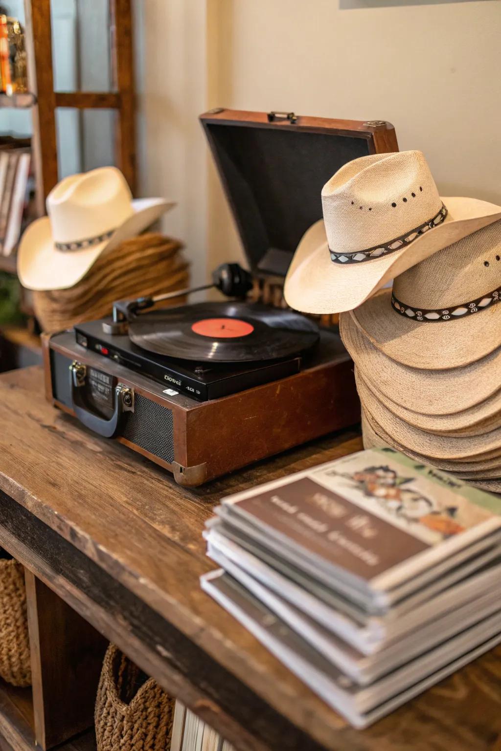 A Western music playlist sets the perfect party mood.