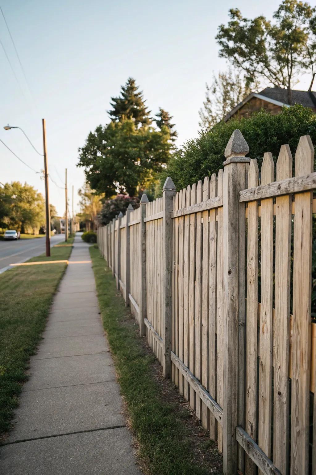 Good neighbor fences are designed for harmony and aesthetic balance.