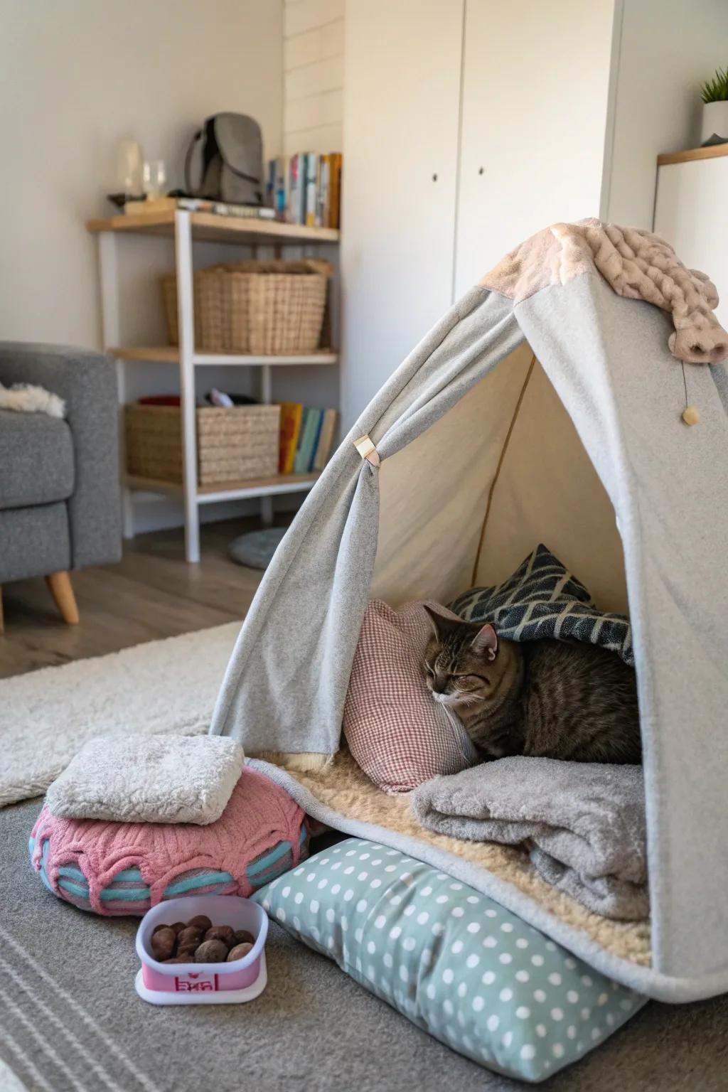 A snug haven for interludes of tranquility.