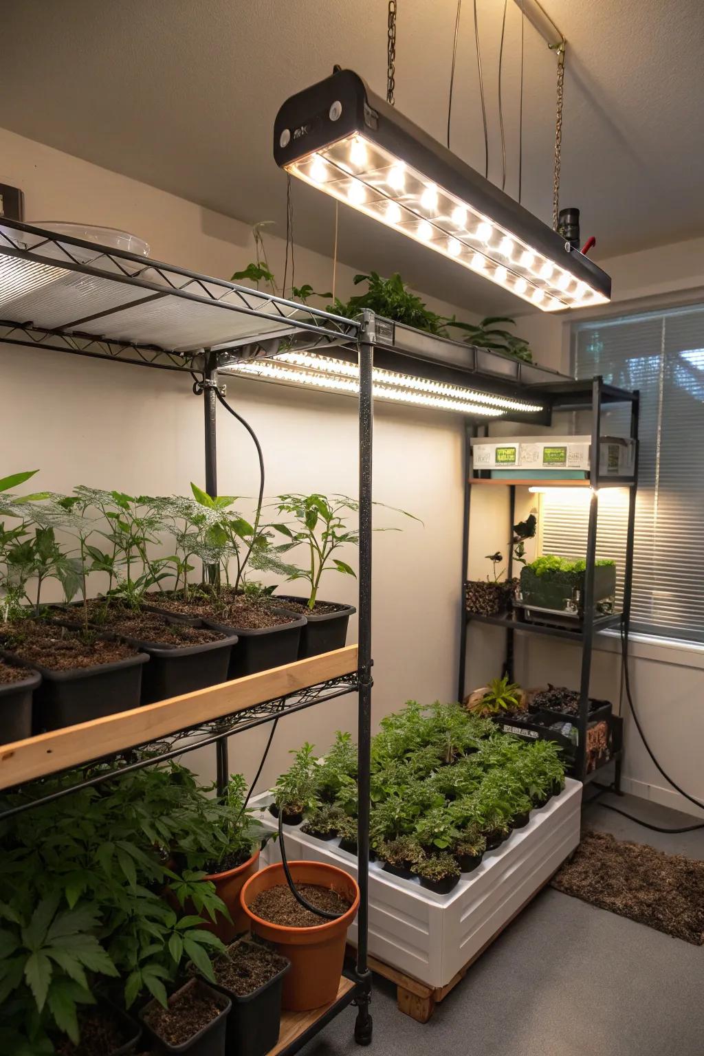 A self-built growing area lets you customize your horticulture space to perfection.