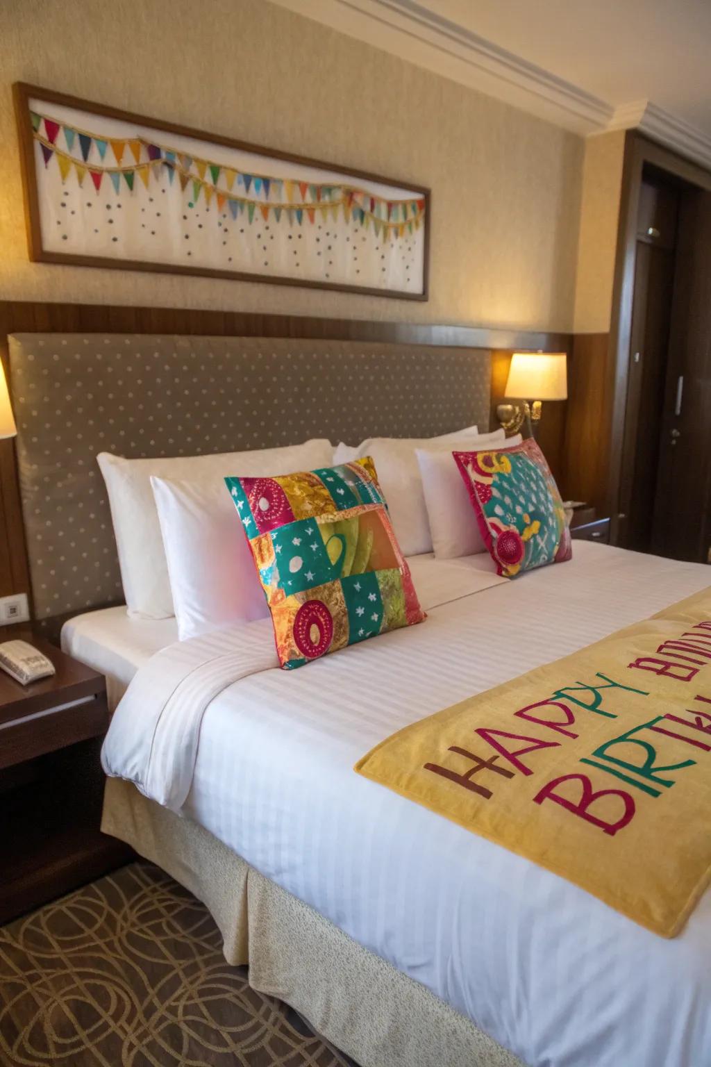 Personalize the ambiance with custom cushion covers.