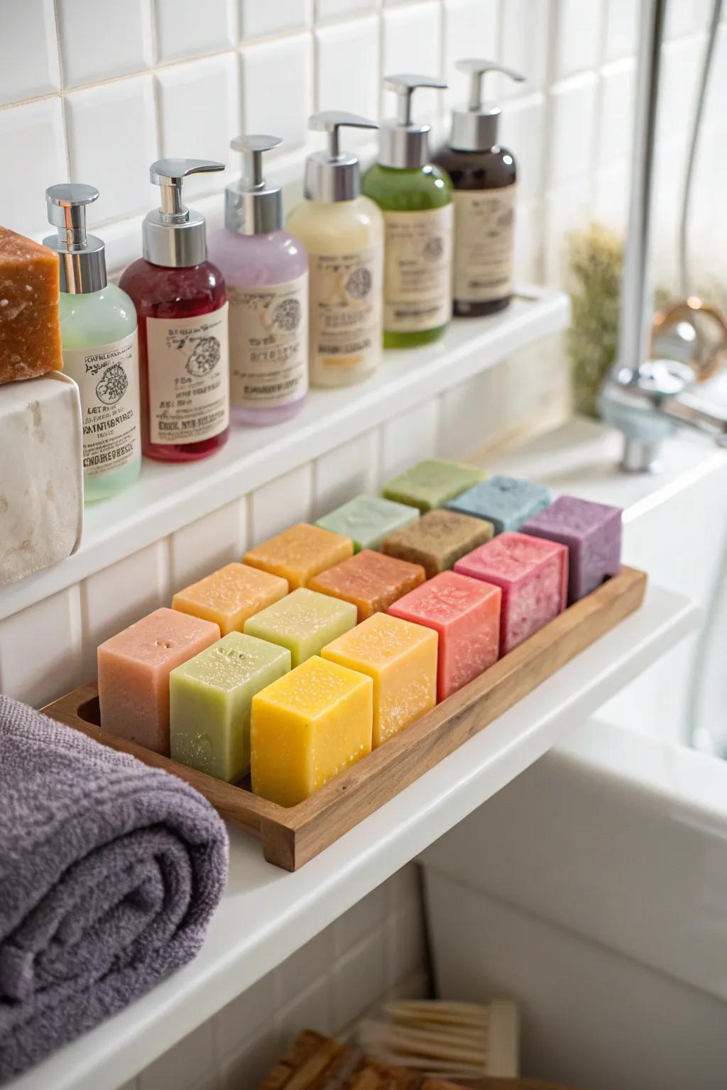 An artisan soap compilation for a hint of luxury in the bath.