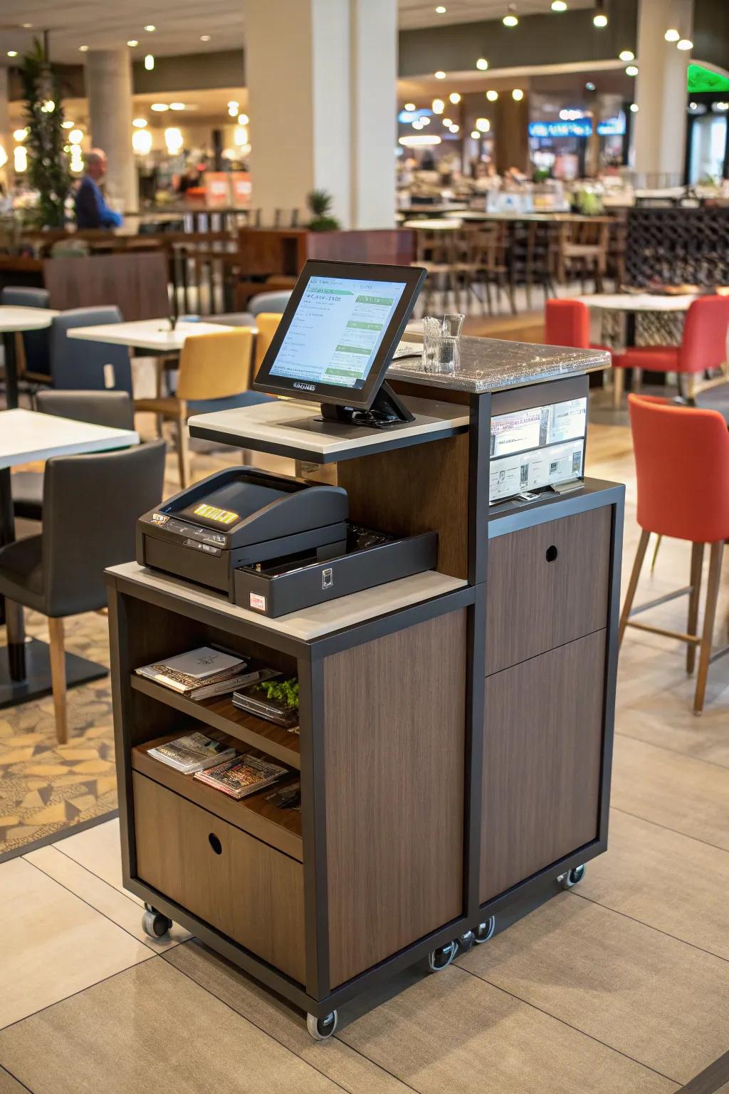 Multifunctional designs maximize the utility of your reception station.