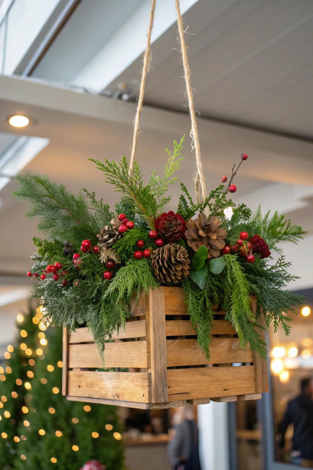 Inventive receptacles contribute a distinctive twist to baskets.